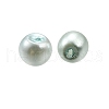 Baking Painted Pearlized Glass Pearl Round Beads HY-XCP0001-25C-2