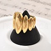 304 Stainless Steel Horse Eye Finger Rings RJEW-Q012-06G-1