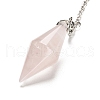 Natural Rose Quartz Pointed Dowsing Pendulums G-F763-05P-06-2