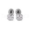 304 Stainless Steel Stud Earrings for Women EJEW-E603-05B-P-1