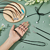 FIBLOOM 8Pcs 8 Style Faux Suede & Nylon Cord Lariat Necklaces Set NJEW-FI0001-32-4