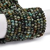 Natural African Turquoise(Jasper) Beads Strands G-F717-02A-01-1