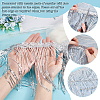 10 Yards Polyester Fringe Lace Trim DIY-WH0308-499B-3