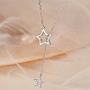 Star Alloy Crystal Rhinestone Lariat Necklaces for Women FS-WG0CF7B-02-2