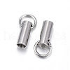 Tarnish Resistant 201 Stainless Steel Cord Ends STAS-E120-02-1.6mm-2