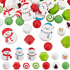   38Pcs 13 Styles Food Grade Eco-Friendly Silicone Beads FIND-PH0022-45-1