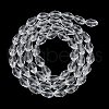 Transparent Glass Beads Strands EGLA-N013-T6mm-D01-2