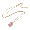 304 Stainless Steel Cable Chain Necklaces NJEW-P309-05G-2