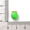 Brass Enamel Charms KK-Q098-33G-B-3