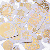 Self Adhesive Brass Stickers DIY-TA0008-69-2
