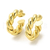 Brass Cuff Earrings EJEW-D059-09G-01-1