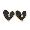 Heart Alloy Spray Painted Pendants PALLOY-P243-01A-1