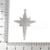 Brass Micro Pave Cubic Zirconia Pendants KK-M322-45P-3