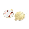 Alloy Enamel Pendants ENAM-V001-01J-G-2