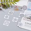 Olycraft Self Adhesive Brass Stickers DIY-OC0002-45-6