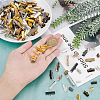   720Pcs 36 Style Iron Ribbon Crimp Ends FIND-PH0004-80-5