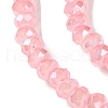 Baking Electroplate Glass Beads Strands X-DGLA-A039-J2MM-B08-3