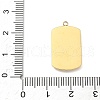 304 Stainless Steel Rhinestone Pendants STAS-U054-04G-3