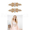 Flower Glass Hotfix Rhinestone FIND-WH0148-265A-01-8