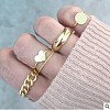 4Pcs Alloy Finger Rings WG0612F-10-1