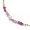 Brass Chain Bracelet BJEW-JB11700-4