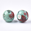 Handmade Porcelain Beads X-PORC-Q262-03R-2