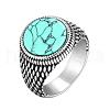 Stainless Steel Color Finger Rings for Men FS-WG49563-07-1