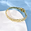 Brass Cuban Link Bracelets for Men Women BJEW-Q060-01G-3
