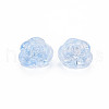 Transparent Baking Painted Glass Beads X-GLAA-S190-022-A03-2