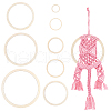 Wood Macrame Frames WOOD-WH0022-57D-1