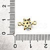 Brass Micro Pave Sky Blue Cubic Zirconia Links KK-D356-02B-G-3