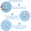 1000Pcs Stainless Steel Eye Pins STAS-UN0058-29-5