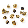 Tibetan Style Alloy Beads and Buddhist Glass Beads TIBEB-TA0001-90AG-01-2