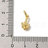 Rack Plating Brass Micro Pave Cubic Zirconia Ice Pick Pinch Bails KK-F883-15G-3