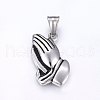 304 Stainless Steel Pendants STAS-H463-01AS-1