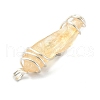 Natural Citrine Pendants PALLOY-JF02086-02-3