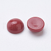 Synthetic Coral Cabochons X-G-F501-03-6mm-2