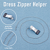 Brass Curb Chain Dress Helpers DIY-AB00020-5