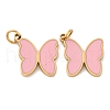 304 Stainless Steel Enamel Pendants STAS-U061-24G-B-1