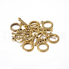 Tibetan Style Alloy Toggle Clasps X-GAC2016-NF-2