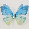 Gradient Color 2-Layer Fibre Tulle Ornament Accessories FIND-WH0101-02E-1
