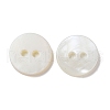 Natural Freshwater Shell Buttons BSHE-P033-06-2