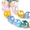 Electroplate Glass Bead Strands X-GLAA-Z006-01F-4