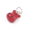 Alloy Enamel Animal Cartoon Charms PALLOY-R158-04S-02-2
