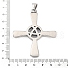 316 Surgical Stainless Steel Big Pendants STAS-D304-34AS-3