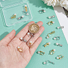 Unicraftale 20Pcs 2 Colors 304 Stainless Steel Clip-on Earring Findings with Imitation Pearl Plastic Beaded STAS-UN0054-72-4