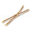 Braided Cotton Cord Slider Bracelet Making MAK-R001-01G-23-2
