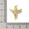 Rack Plating Brass Micro Pave Clear Cubic Zirconia Pendants KK-G504-13G-3
