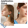 SUNNYCLUE 40Pcs AB Color Plated Capiz Shell Pendants SSHEL-SC0001-26-5