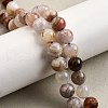 Natural Amethyst Lace Agate Beads Strands G-H312-C01-8mm-1